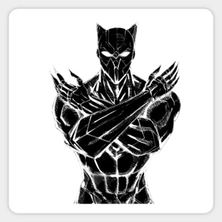 the black panther tchalla Sticker